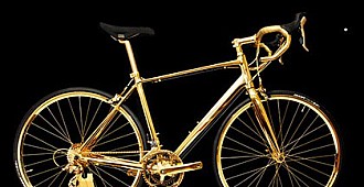 Dünyanın en pahalı altın bisikleti