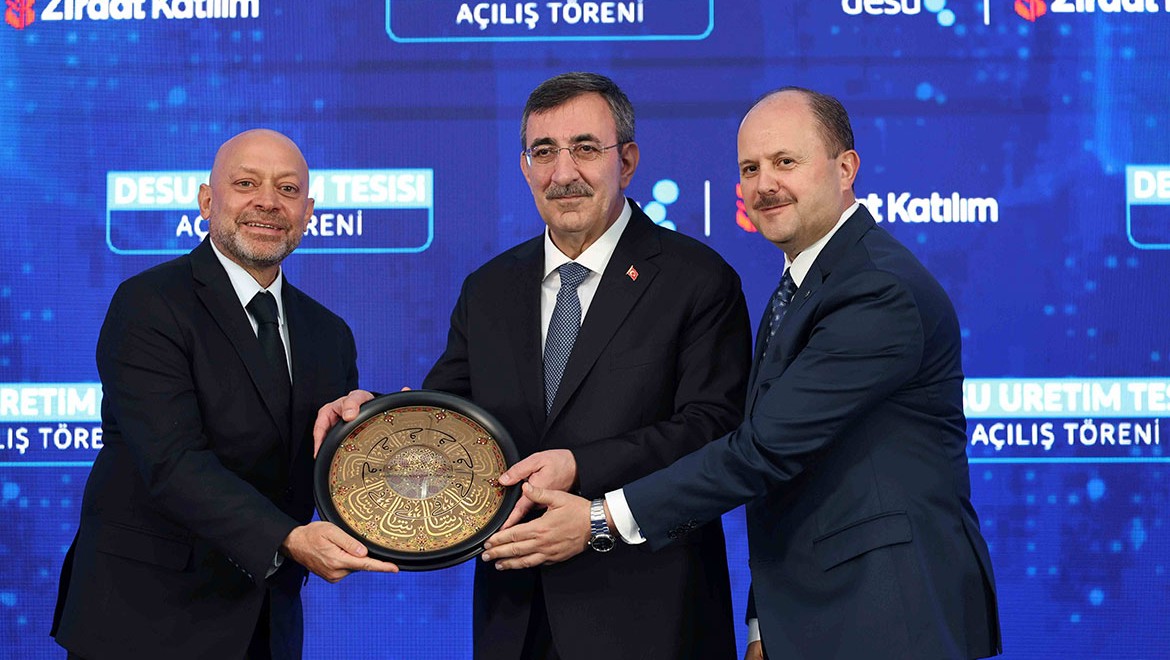 Ziraat Katılım'ın ortak olduğuDESU Medikal Üretim Tesisi törenle açıldı