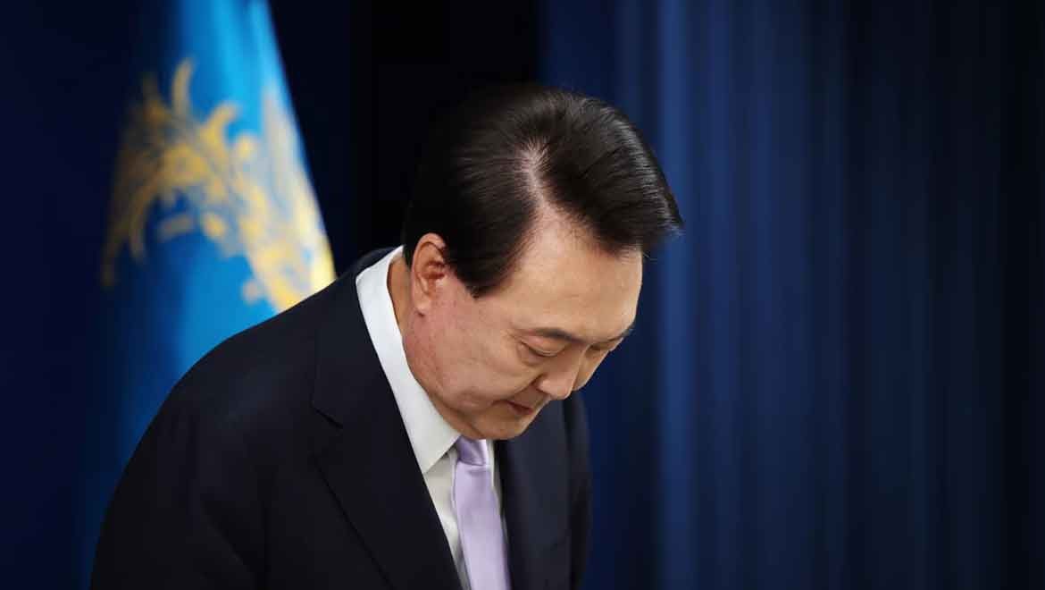 Güney Kore'de, Yoon, savcılığa sevk edildi