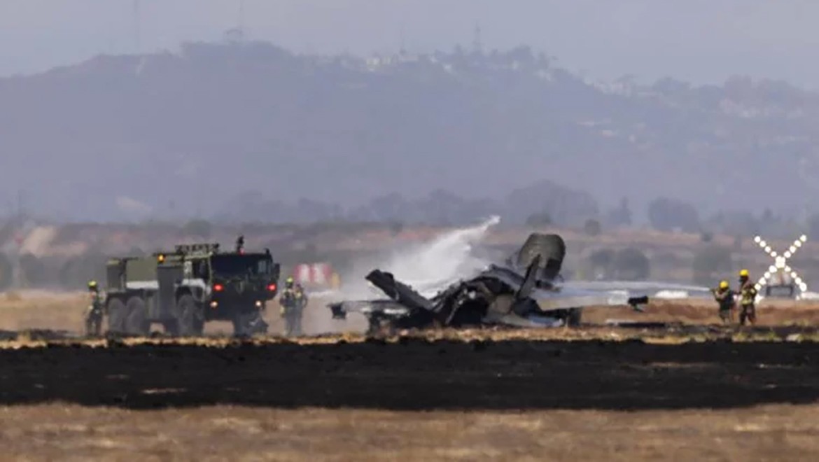 ABD'nde F-35B hayalet savaş uçağı düştü