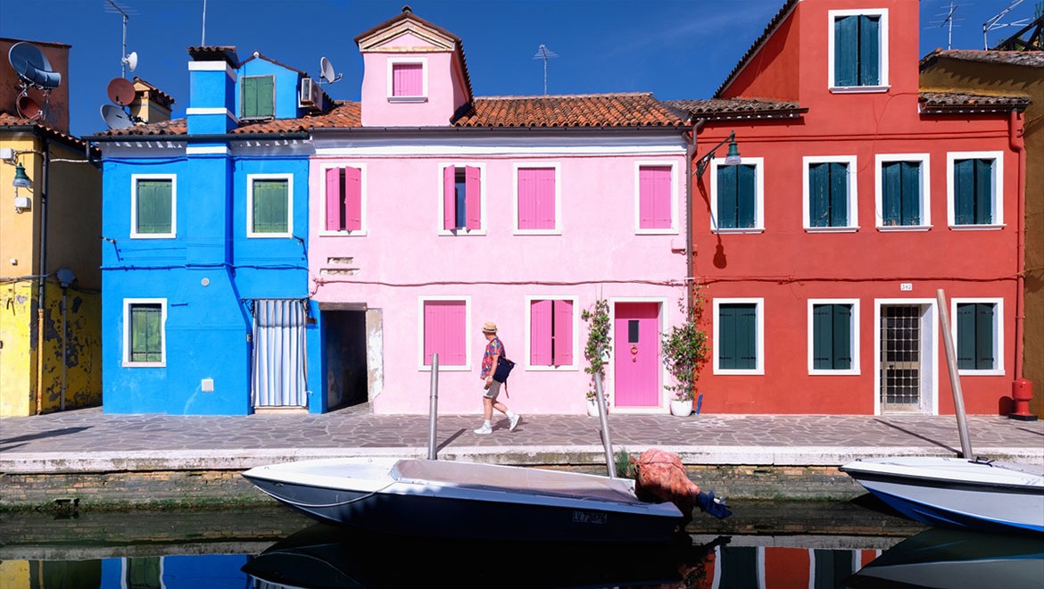 İtalya'nın renkli adası Burano