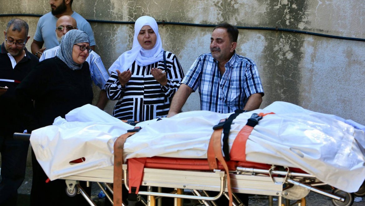 Lübnan'daki hastaneler cesetlerle doldu taştı