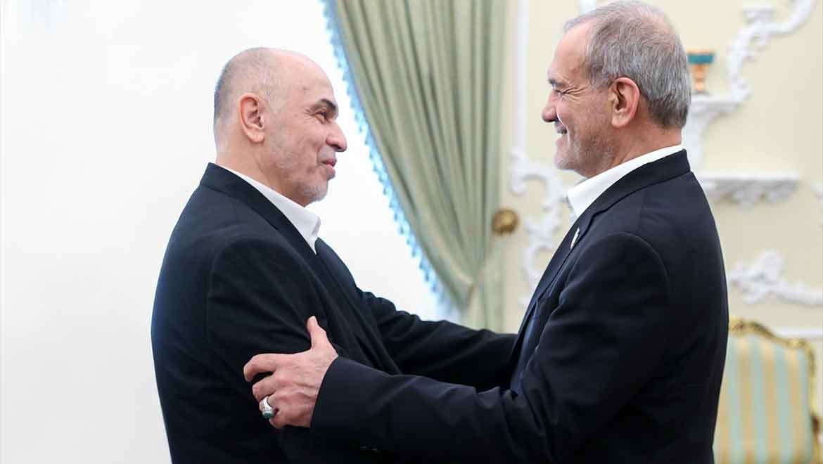 Hamas heyeti Tahran'da Pezeşkiyan ile görüştü