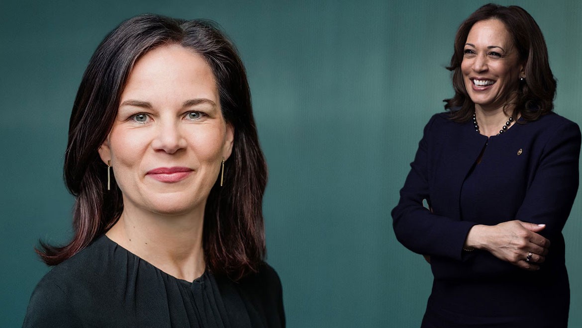 Baerbock'tan Kamala Harris'e destek