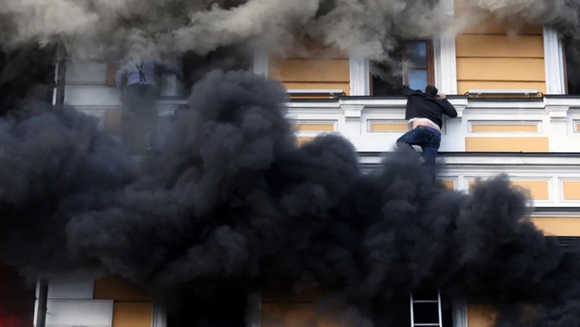 Kiev'deki Ulusal Bilimler Akademisi'ne saldırıda en az bir ölü