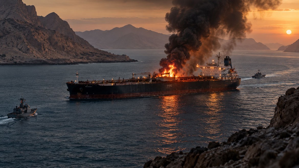 İran, Hürmüz'de Togo bayraklı petrol tankerini vurdu