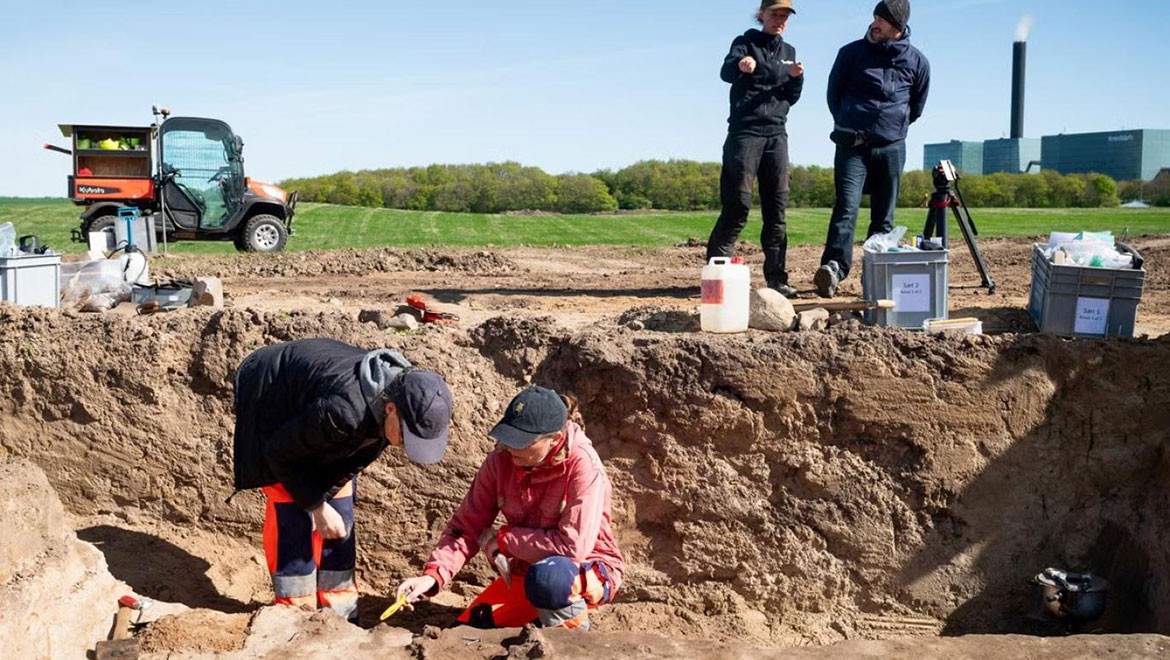 Yanlışlıkla çok nadir Viking mezarı bulundu