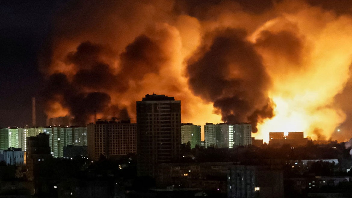 Kiev'de Ukrayna ordusuna ait veri merkezi vuruldu