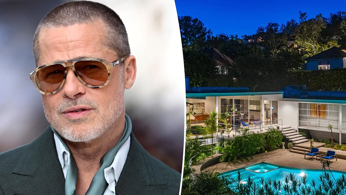 Brad Pitt'in Los Angeles'taki evi soyuldu