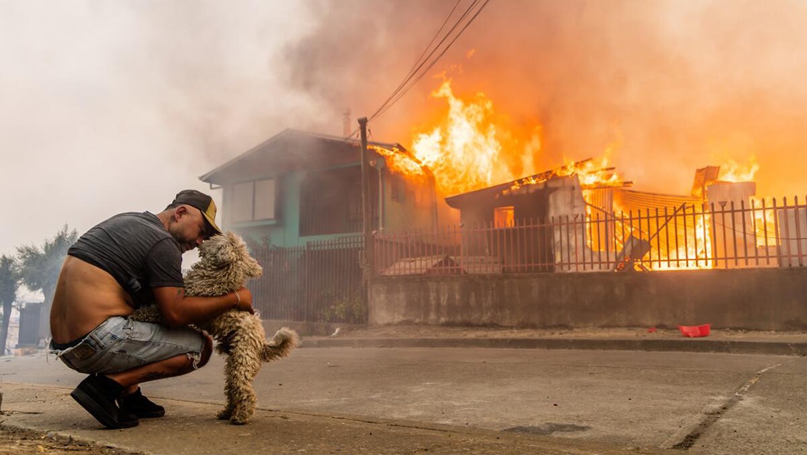 Şili'deki orman yangınlarında 18 kişi öldü