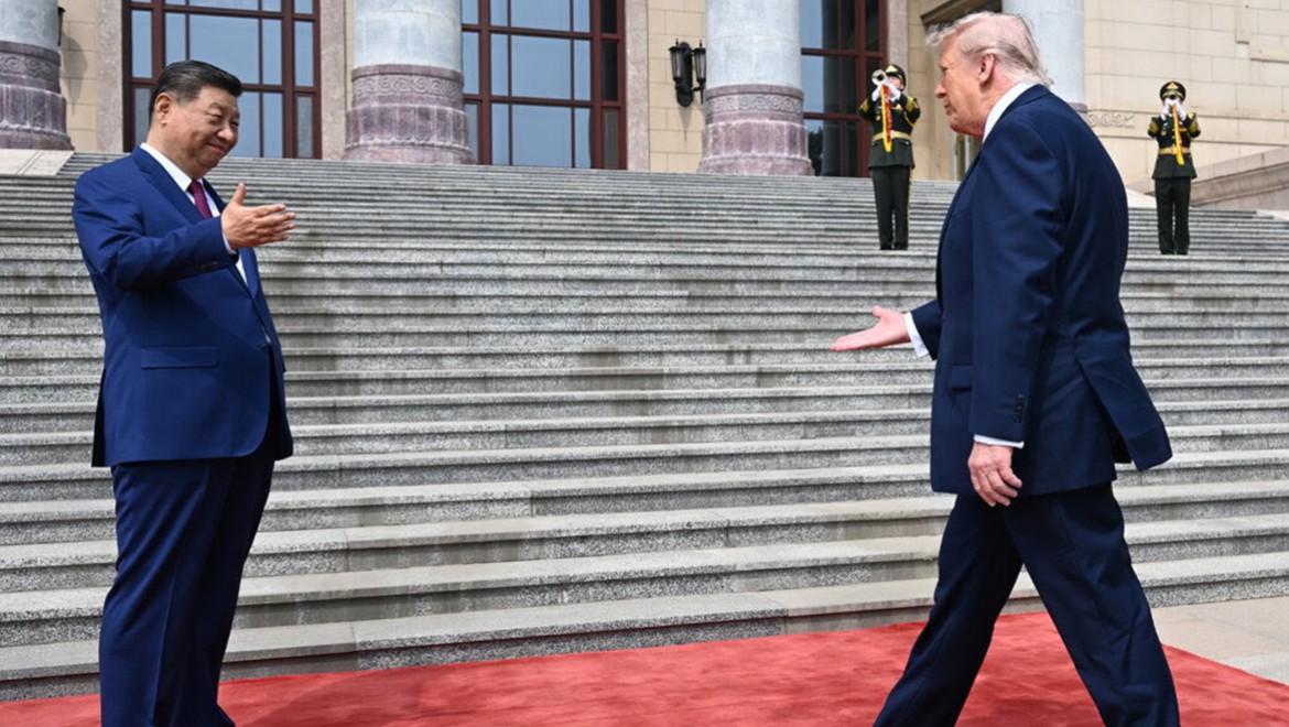 Trump ve Şi Cinping Pekin'de buluştu
