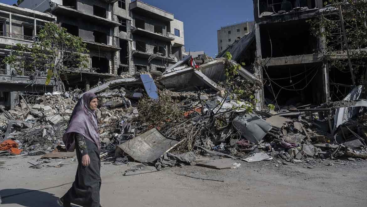 Evlerine dönen Lübnanlıları yıkılmış binalar karşıladı