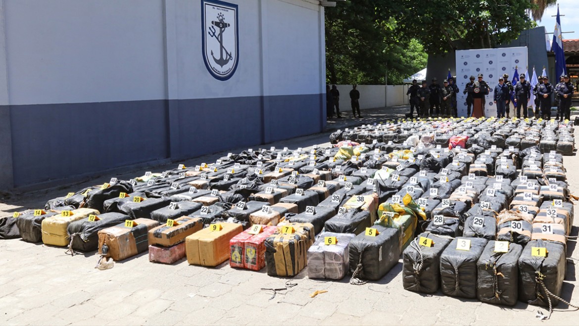 El Salvador'da 167 milyon dolarlık uyuşturucu ele geçti