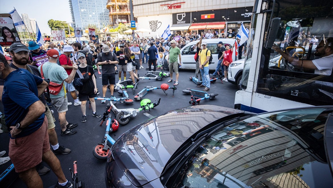 İsrail'de, organize edilen genel grev başladı