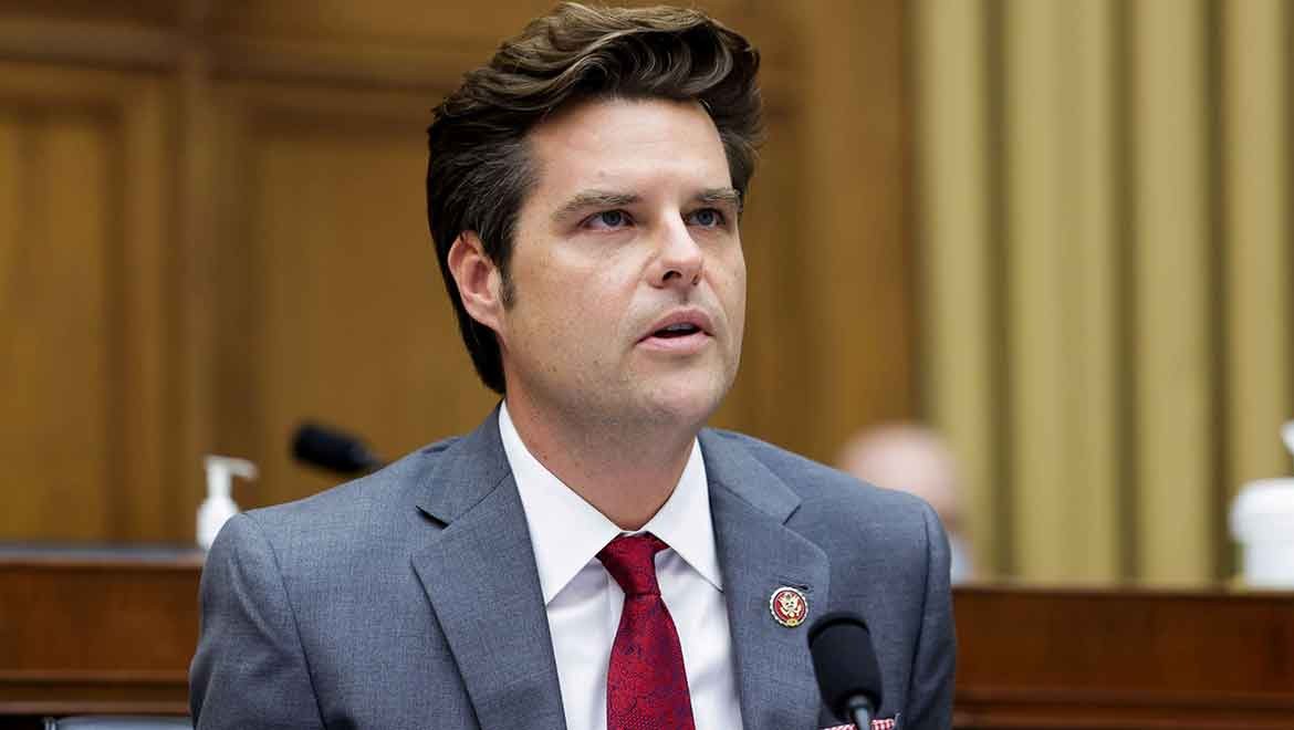 Trump, Adalet Bakanlığına Matt Gaetz'i aday gösterdi